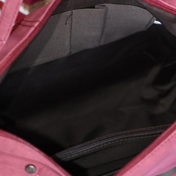 TAUPE Faux Suede Studded Bag - Picture 6 of 7